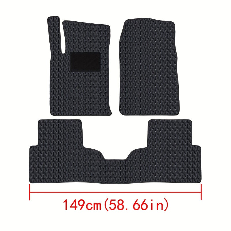For Opel Vectra 2002-2010 Heavy Duty Non Slip Floor Mats Full Set Black - Image 2