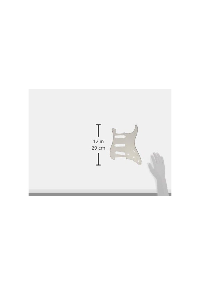 Fender Standard Stratocaster Pickguard SSS - White - Image 2