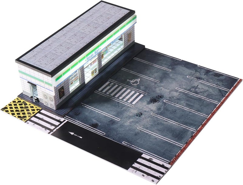 G-FANS 1/64 Scale Parking Garage Diorama with LED Lights, Display Case for Hot Mini Wheels GT Matchbox 1:64 Diecast Model Cars, Collection Storage Box (Haven Mart) - Image 1