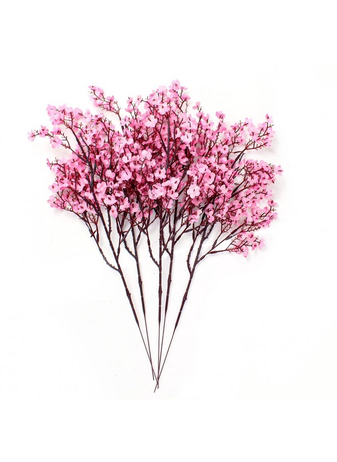 Pack Of 5 Artificial Baby Breath Gypsophila Flowers Bunches For Vase Pot Home Decoration (Pink) For Home Decor Living Room Side Table Centerpiece (Vase Not Included) Silk - pzsku/Z3DE68BFF84D9B3053FFAZ/45/_/1724125787/624c10a5-b34b-4ed7-8dbe-c421ebf5d77c