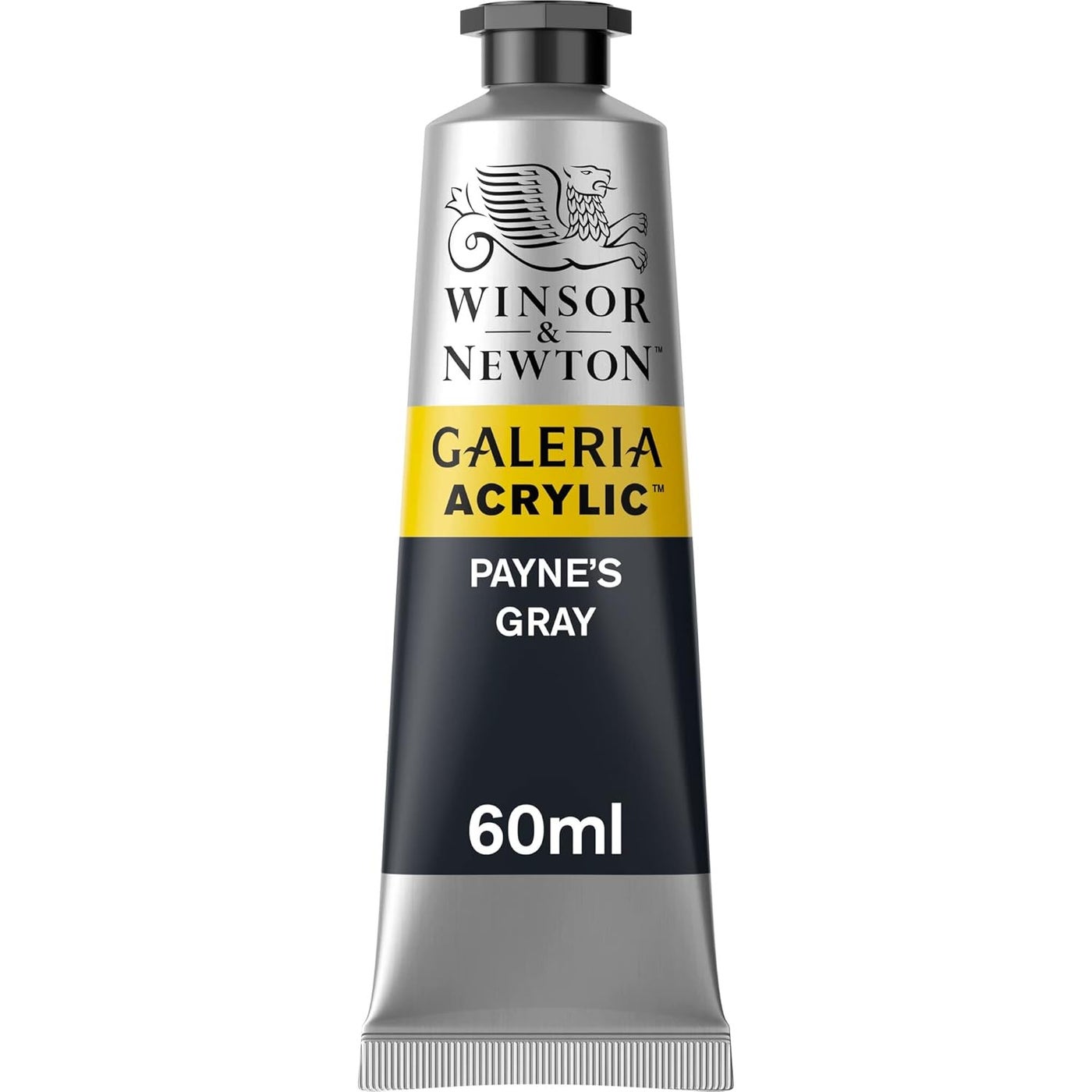 Winsor & Newton Galeria Acrylic Colour - Tube of 60 ML - Payne's Gray (465) - Highly Pigmented Lightfast Artists' Acrylic Paints for Canvas, Wood, Fabric & Paper - More Colours Available