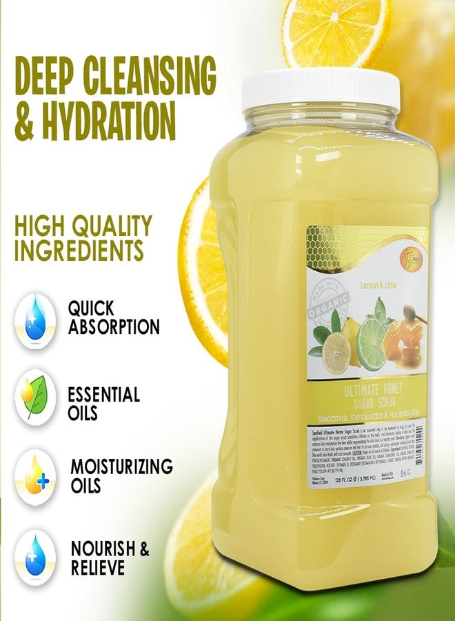 SPA REDI - Sugar Body Scrub, Honey, Lemon and Lime,128 Oz, Exfoliating, Moisturizing, Hydrating and Nourishing, Glow, Polish, Smooth and Fresh Skin - Body Exfoliator - Image 5