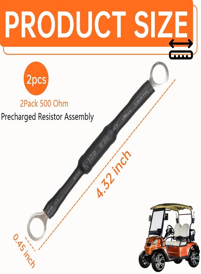 Szuenh 2 pcs 620430 Pre-Charge Resistor Assembly, 500 OHM, 6.5W - Image 2