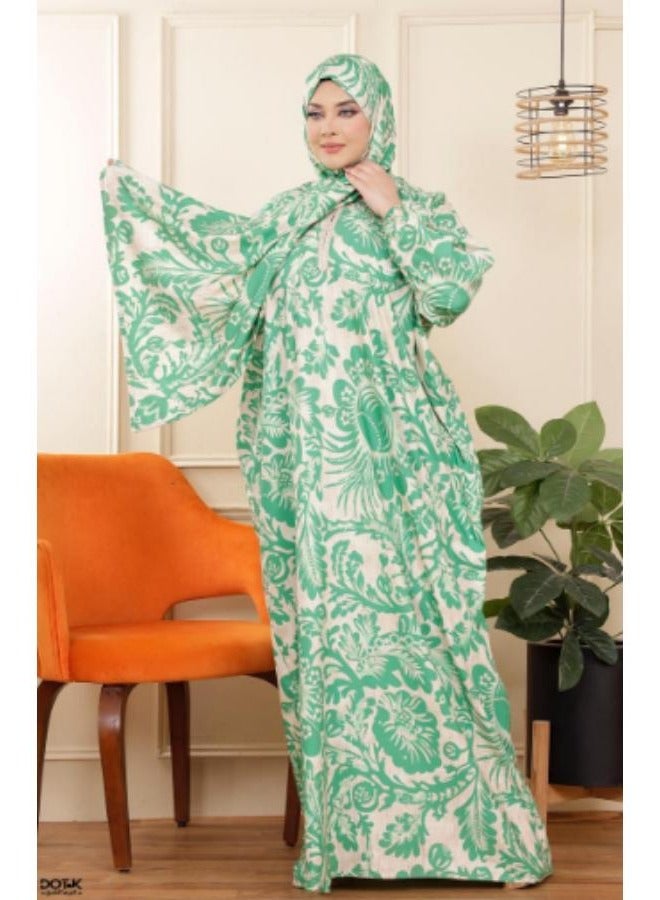 اسدال فري سايز خامه  قطن من 60/120 كيلو مع حزام - Image 1