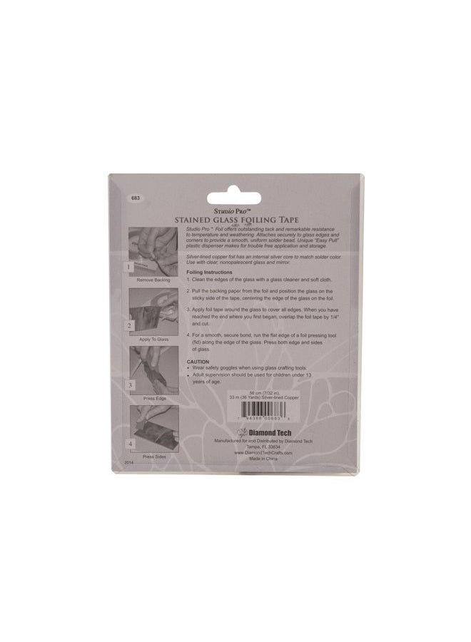 Studio PRO 7/32-Inch Silver Lined Copper Foil Tape  - Image 3