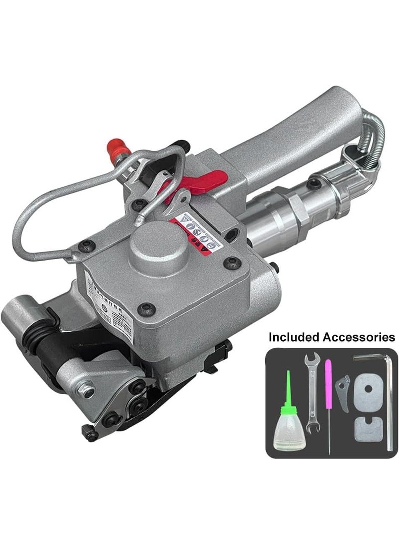 Rubik 19mm Pneumatic Strapping Machine A19 for PET/PP Baling, Handheld Automatic Tensioning and Sealing Tool for Baler Banding Belts - Image 5