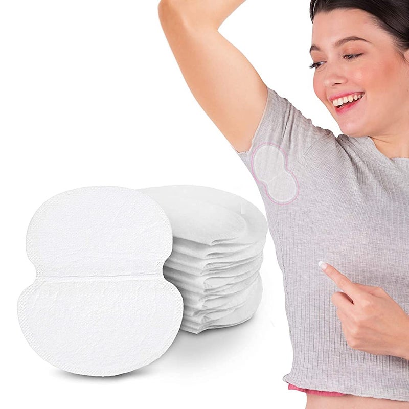 Unequetrend Underarm Sweat Pads - Disposable Armpit Sweat Pads To Fight Hyperhidrosis And Excessive Sweating For Women And Men - Non Visible Dress Shields/Guard Provides Armpit Protection (10) - Image 1