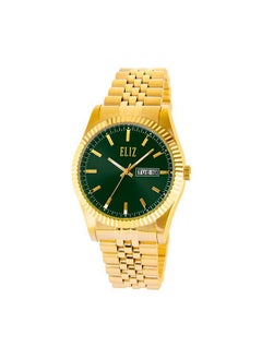 Eliz Costa Round Shape Stainless Steel Analog Wrist Watch ES8733G2GEG - 40mm - Gold