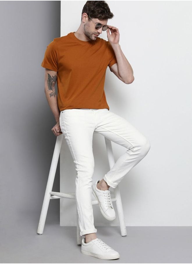The Indian Garage Co - Men Slim Fit Solid Mid-Rise Jeans - Image 1