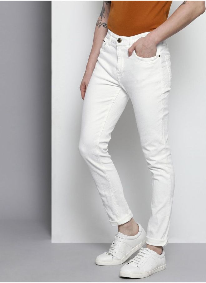 The Indian Garage Co Men Slim Fit Solid Mid-Rise Jeans  - Image 3