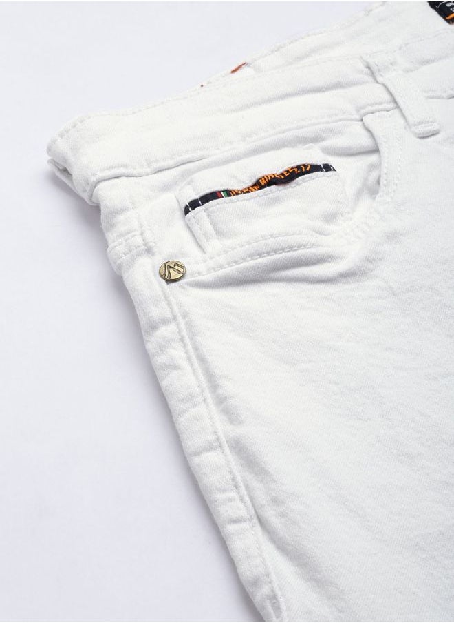 The Indian Garage Co Men Slim Fit Solid Mid-Rise Jeans  - Image 5