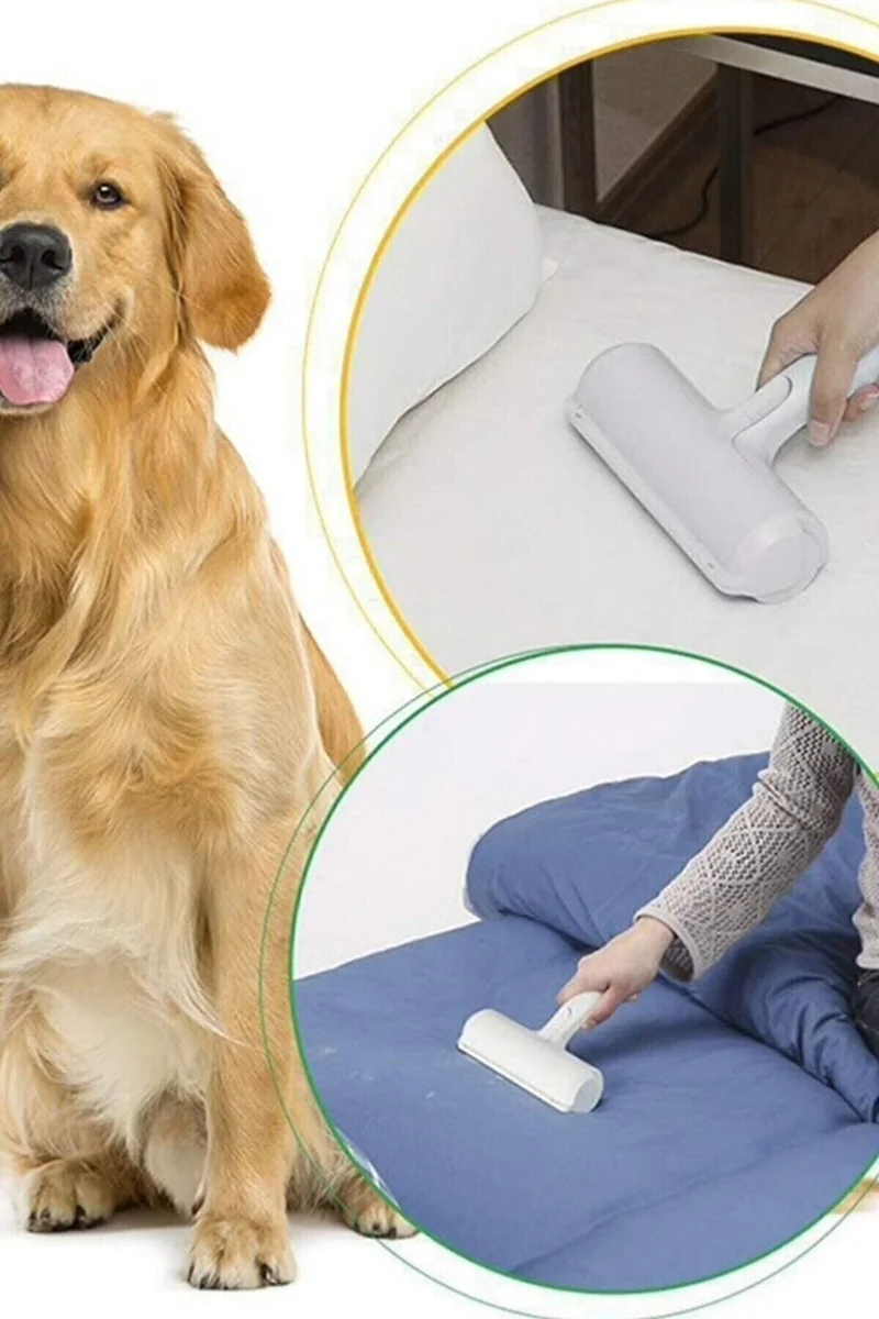 موبي Cat Dog Pet Sweater Clothes Clothes Carpet Bed Feather Cleaner Bristle Dust Collector with Chamber