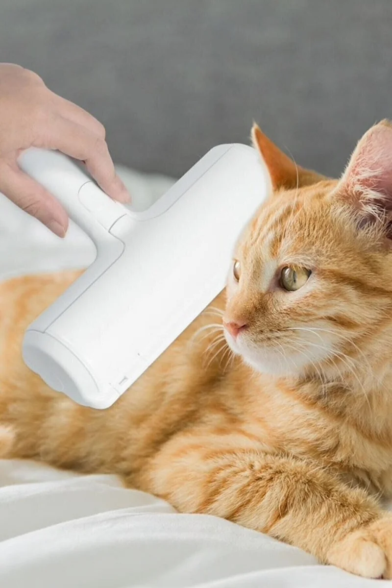 موبي Cat Dog Pet Sweater Clothes Clothes Carpet Bed Feather Cleaner Bristle Dust Collector with Chamber