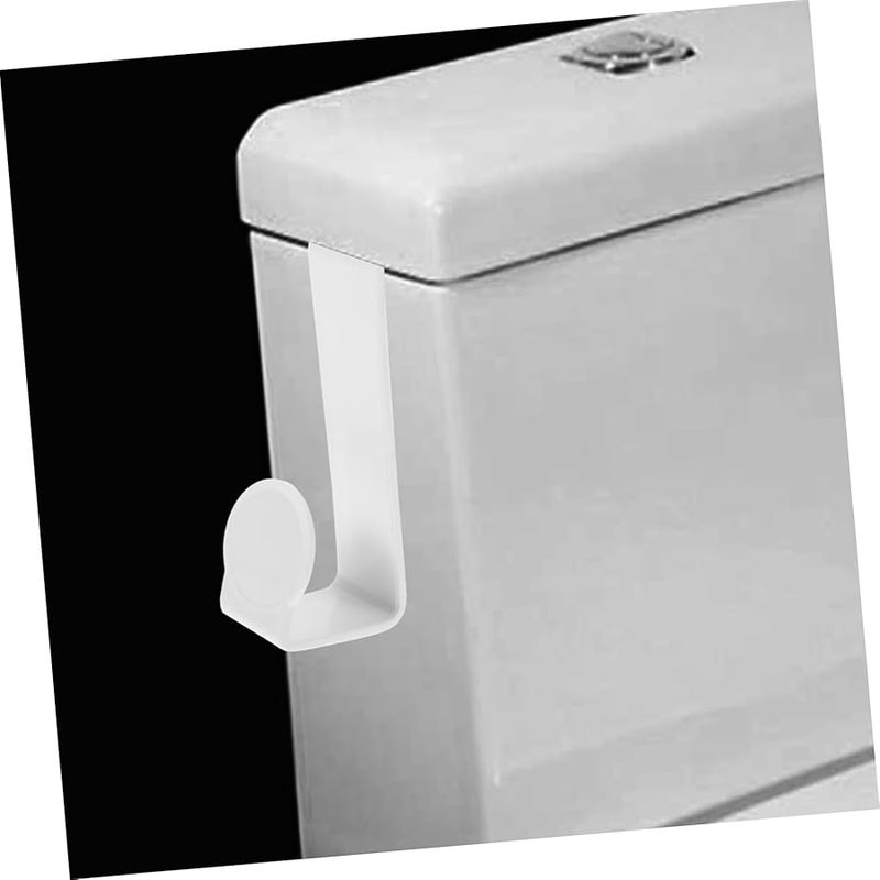 2 Pack No Drill Toilet Seat Hooks Durable Bathroom Space Saving Hanging Hooks - Image 4