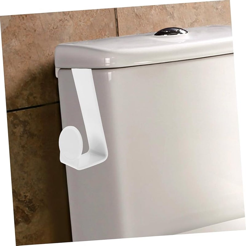 2 Pack No Drill Toilet Seat Hooks Durable Bathroom Space Saving Hanging Hooks - Image 5