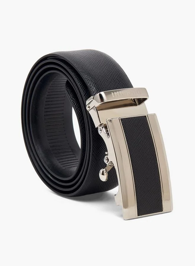 دوتشيني Men Auto Lock Buckle Leather Belt