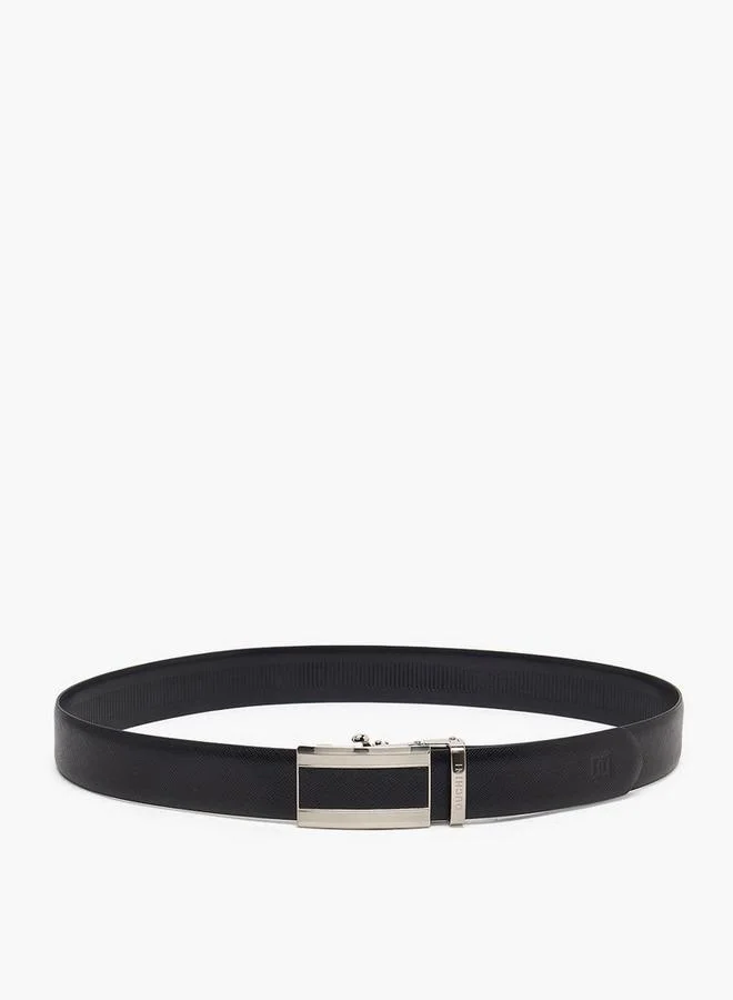 Duchini BLACK Men Auto Lock Buckle Leather Belt for Men | Best Price UAE