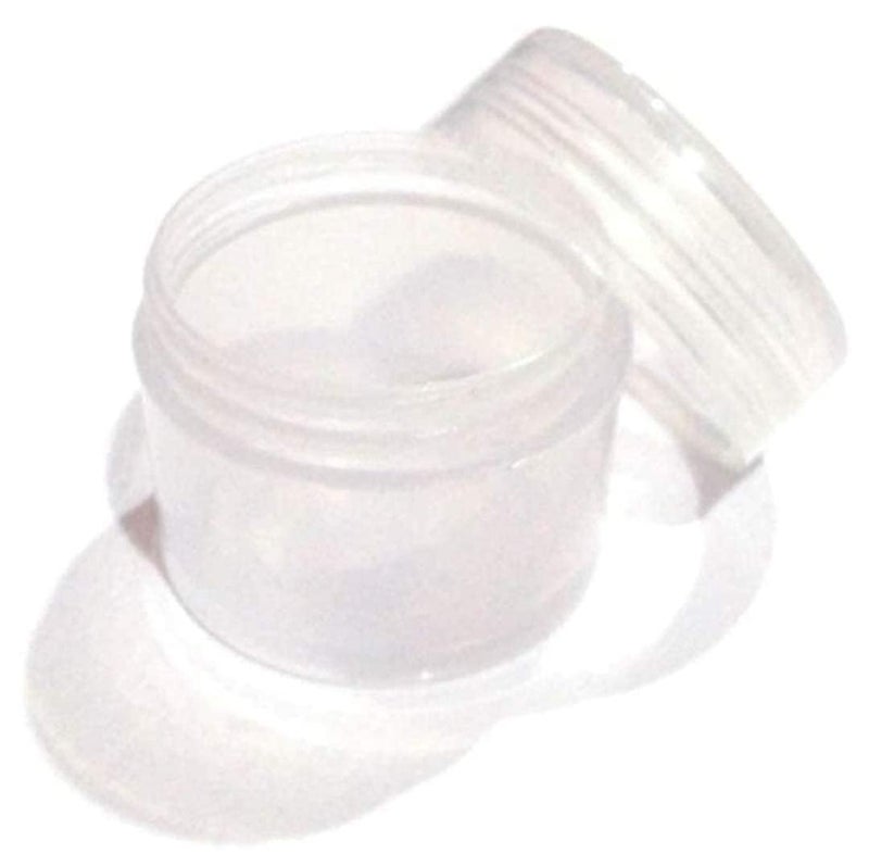 SHREE MAHA 72pcs 5grams Unbreakable Plastic Transparent with Clear Cap Cosmetics Shan Container for Creams Lip Balm Body Butter Essential oil Costemic Makeup DIY beauty products  - Image 2