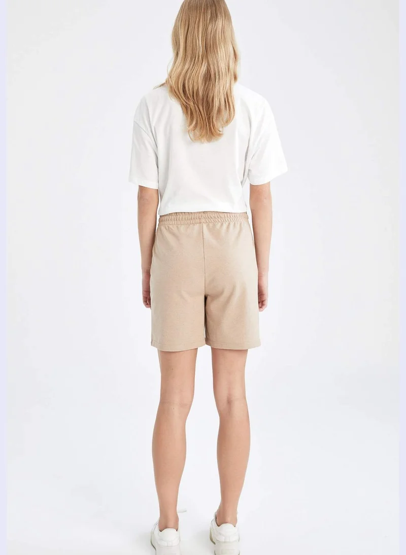 DeFacto Relaxed Fit Bermuda Shorts With Drawstring