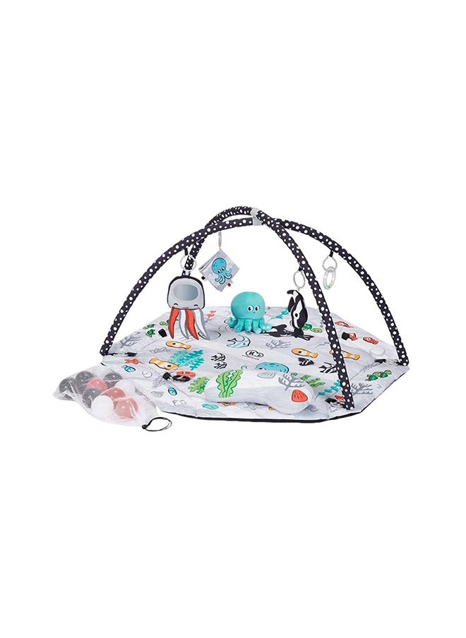 Kinderkraft - Baby Mata Educational Sea Land Playmat - Multicolour - Image 1