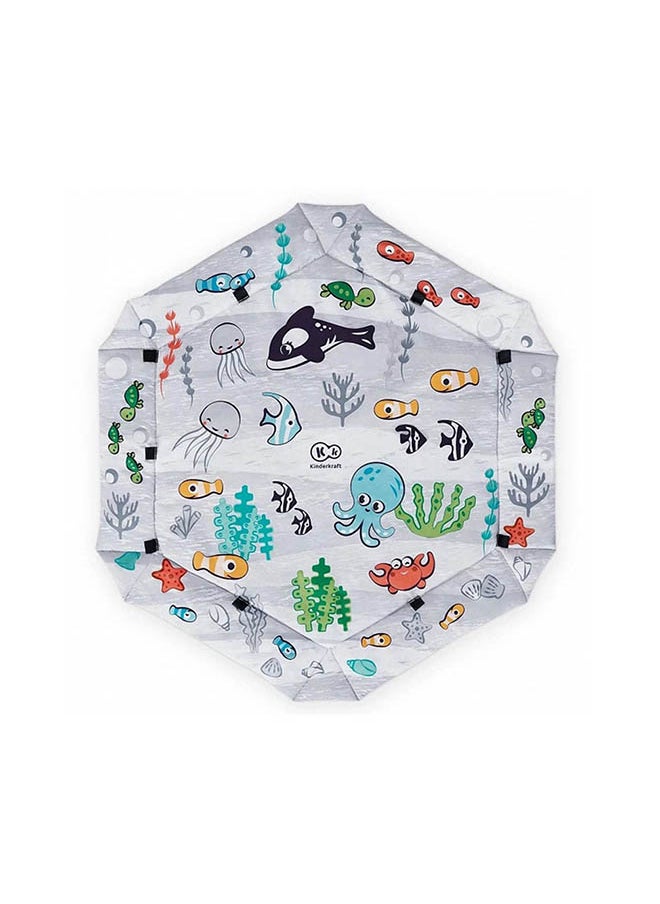 Kinderkraft - Baby Mata Educational Sea Land Playmat - Multicolour - Image 1