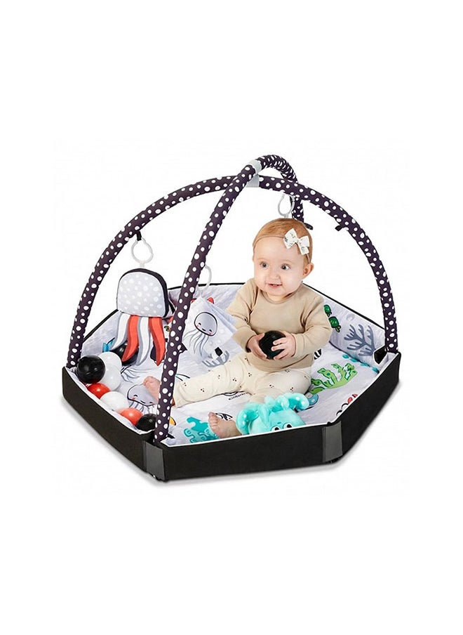 Kinderkraft - Baby Mata Educational Sea Land Playmat - Multicolour - Image 1