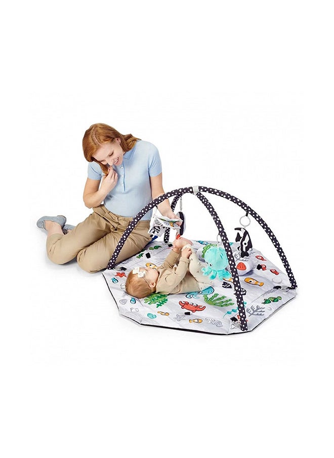 Kinderkraft - Baby Mata Educational Sea Land Playmat - Multicolour - Image 1