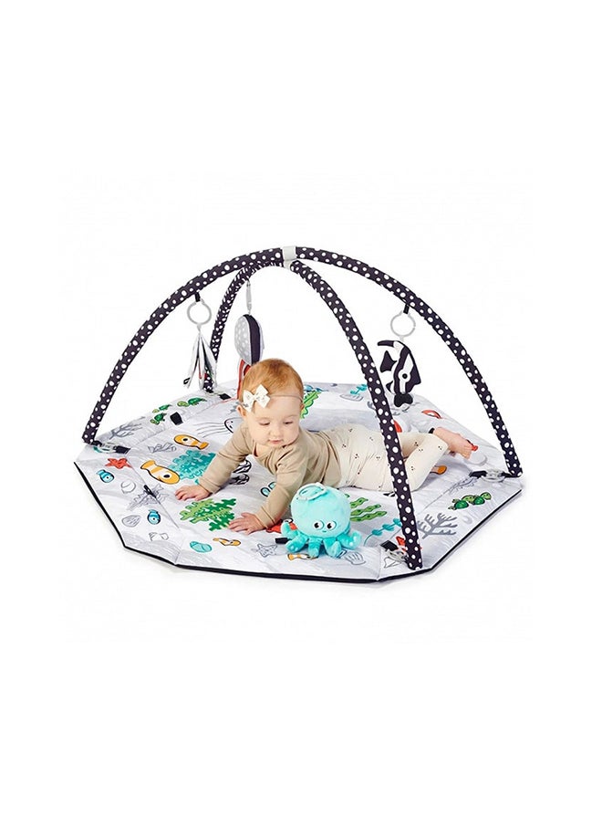 Kinderkraft - Baby Mata Educational Sea Land Playmat - Multicolour - Image 1