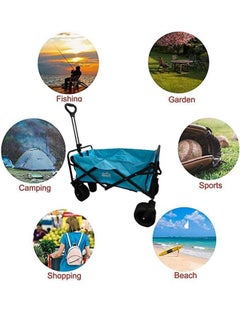 NKX Foldable Multifunctional Outdoor Wagon Shopping Cart  - Image 2