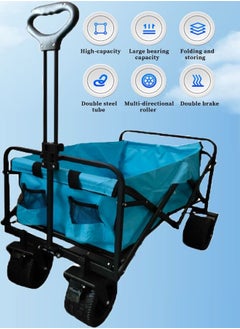 Foldable Multifunctional Outdoor Wagon Shopping Cart