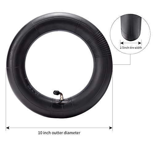 StaiBC 10x2.50 Butyl Inner Tube with Valve Angle CR202 Replacement for 10 Inch Smart Electric Scooter Inner Tube Pack of 2 - Image 5