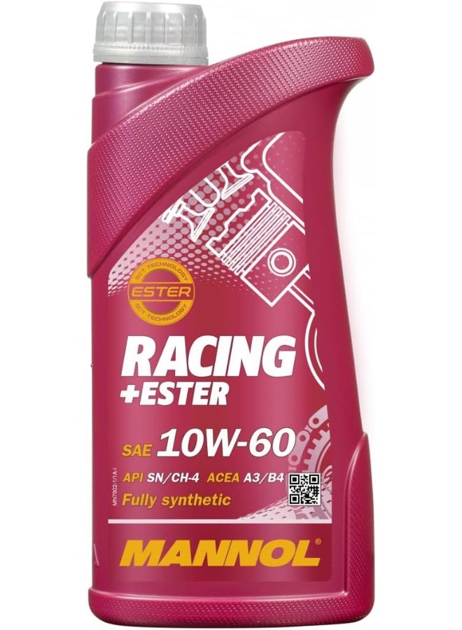 MANNOL - Germany Bi-Synthetic Engine Oil With Esters 7902 Racing Ester 10W-60 1 Litre