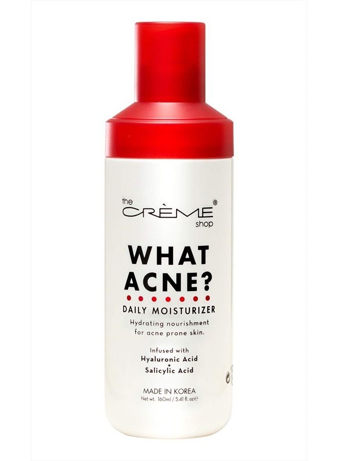 The Crème Shop العناية بالبشرة الكورية ماذا عن حب الشباب؟ مرطب يومي ترطيب مغذي للبشرة المعرضة لحب الشباب - Image 1