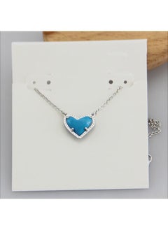European And American Jewelry Love-shaped Peach Heart Short Necklace Clavicle Chain