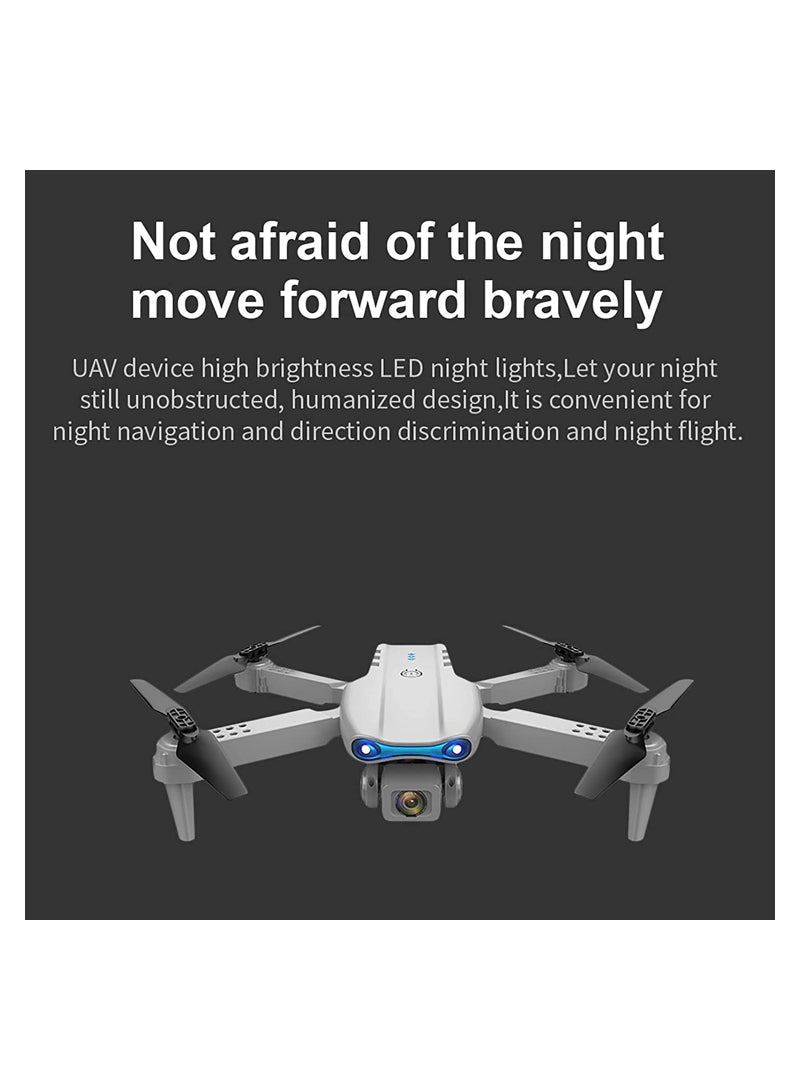 RC Drone with 4K Dual Camera Mini Drone Grey - Image 4