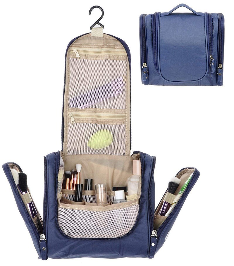 HOMESHOPPER Modern Multifunctional Toiletry Travel Bag Extra Large Makeup Organizer Cosmetic Case Household Grooming Kit Storage Travel Kit Pack with Hook - Image 2