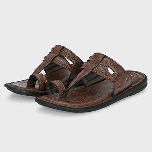 Centrino Men's Slippers | Kolhapuri Style Chappals with Soft Cushioned Footbed | Comfortable & Durable | Traditional Yet Stylish Footwear for Men 9552-2 - Image 4