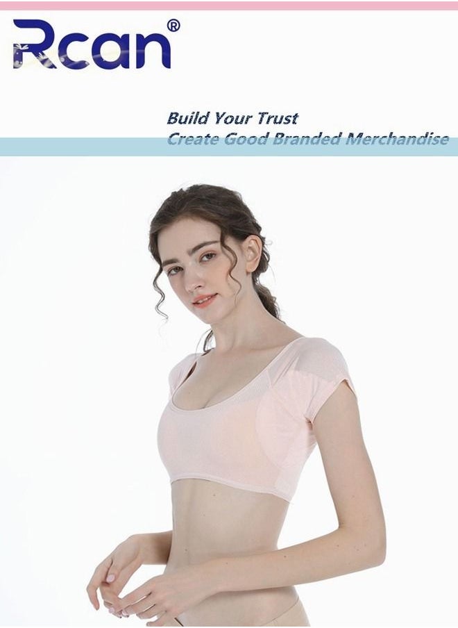 Rcan - Underarm Sweat Pad Quick Dry Protective Chest Underwear Ultra Thin Anti-Slip Anti-Sweat Deodorant Washable Tank Top For Women - Image 1