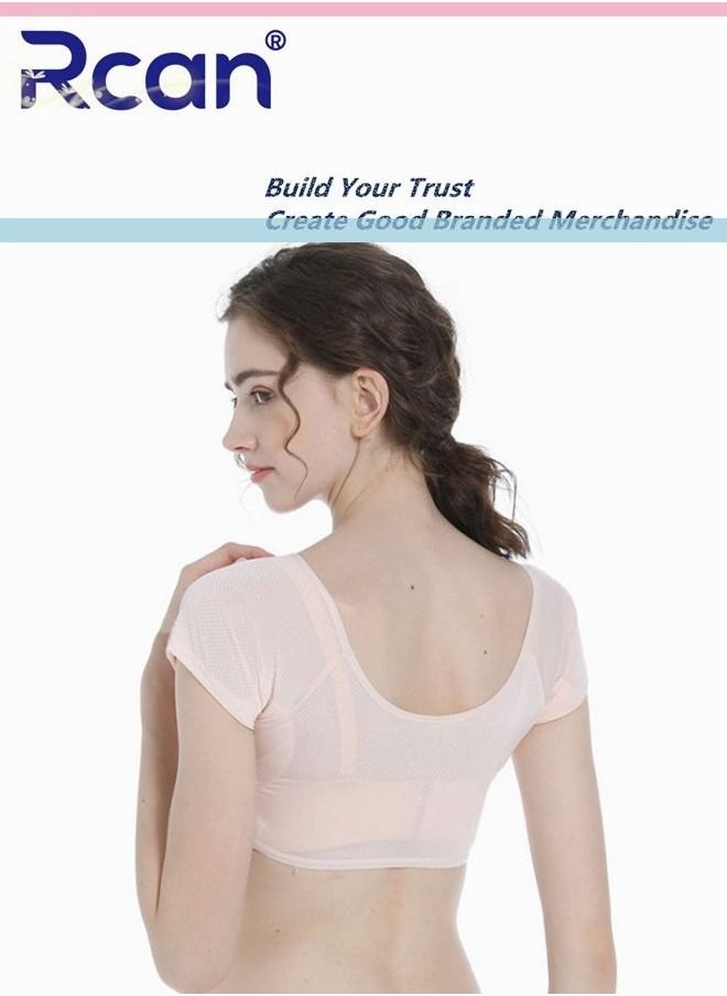 Rcan - Underarm Sweat Pad Quick Dry Protective Chest Underwear Ultra Thin Anti-Slip Anti-Sweat Deodorant Washable Tank Top For Women - Image 1