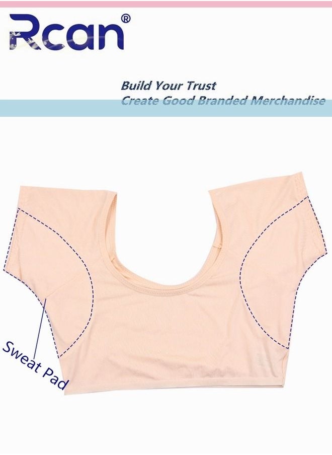 Rcan - Underarm Sweat Pad Quick Dry Protective Chest Underwear Ultra Thin Anti-Slip Anti-Sweat Deodorant Washable Tank Top For Women - Image 1