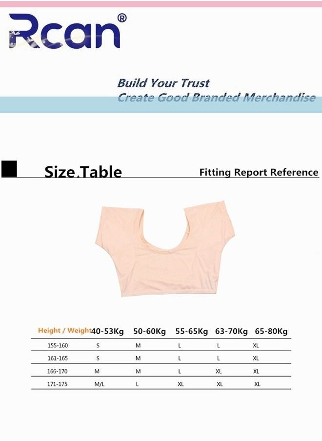 Rcan - Underarm Sweat Pad Quick Dry Protective Chest Underwear Ultra Thin Anti-Slip Anti-Sweat Deodorant Washable Tank Top For Women - Image 1