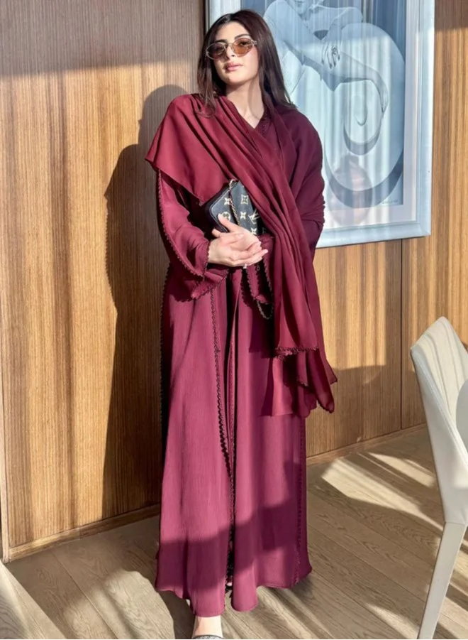 ارتداء ممتاز The Lila Abaya Maroon