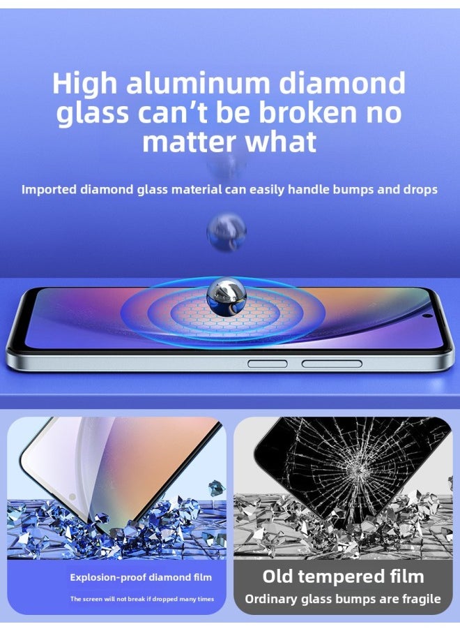 Generic For Samsung A54 Tempered Film A54 Mobile Phone Film Full Screen Covering Protective Film Galaxya54 Anti-peep G-Colour:Special Glass【30°Eye-soothing And Anti-peeping】1 Piece★Send Artifacts-Size:Samsung Galaxy A54  - Image 5
