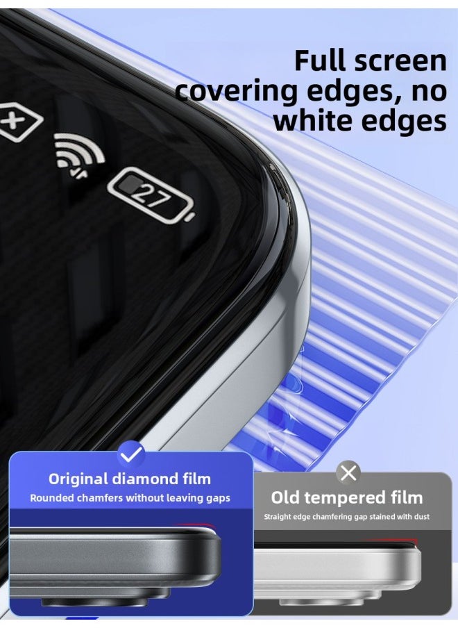 Generic For Samsung A54 Tempered Film A54 Mobile Phone Film Full Screen Covering Protective Film Galaxya54 Anti-peep G-Colour:Special Glass【30°Eye-soothing And Anti-peeping】1 Piece★Send Artifacts-Size:Samsung Galaxy A54  - Image 3