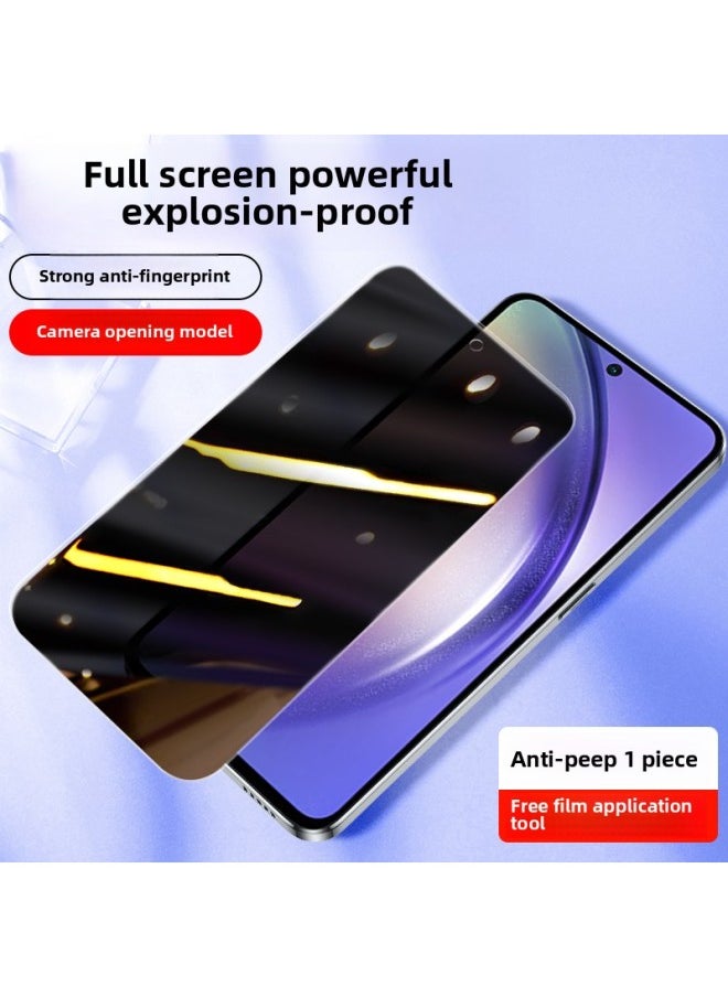Generic For Samsung A54 Tempered Film A54 Mobile Phone Film Full Screen Covering Protective Film Galaxya54 Anti-peep G-Colour:Special Glass【30°Eye-soothing And Anti-peeping】1 Piece★Send Artifacts-Size:Samsung Galaxy A54  - Image 1