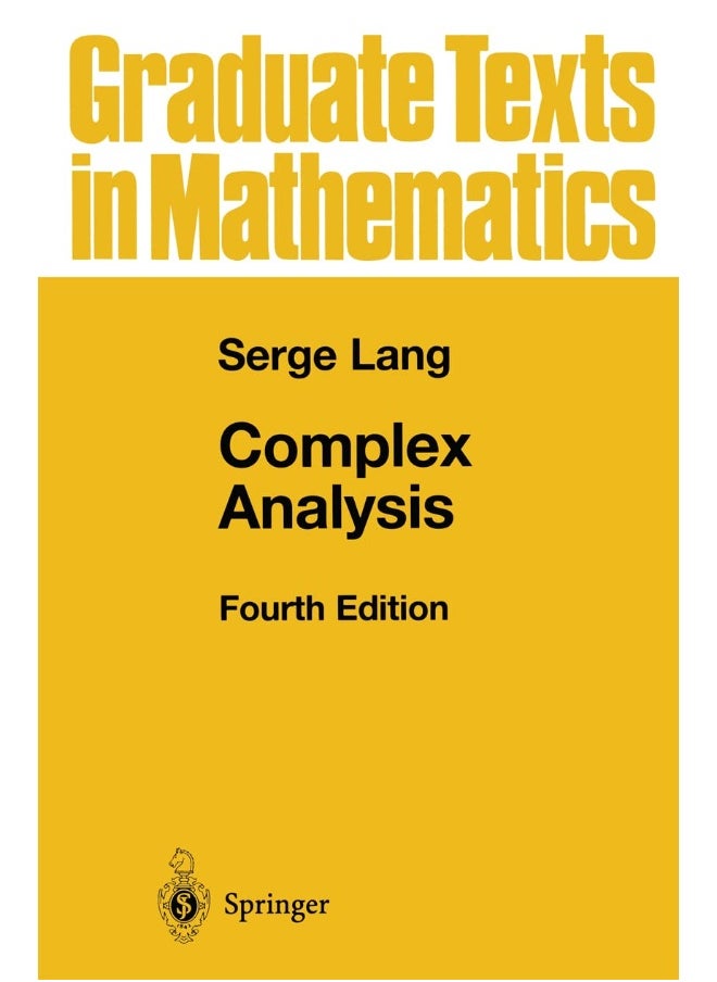Complex Analysis 