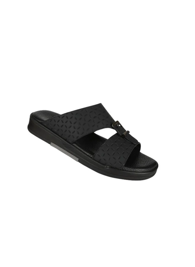 بارجيل أونو Barjeel Uno Mens Elegant Sandals MSA-108 Black