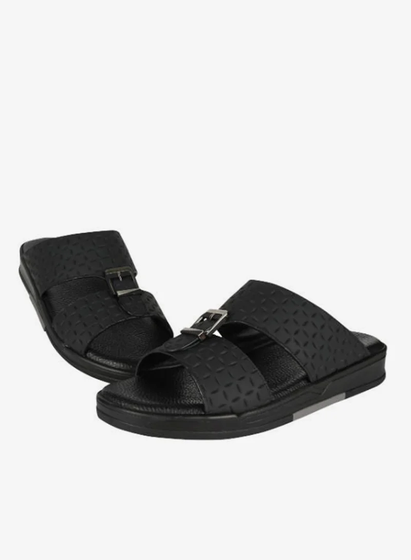 barjeel uno Barjeel Uno Mens Elegant Sandals MSA-108 Black