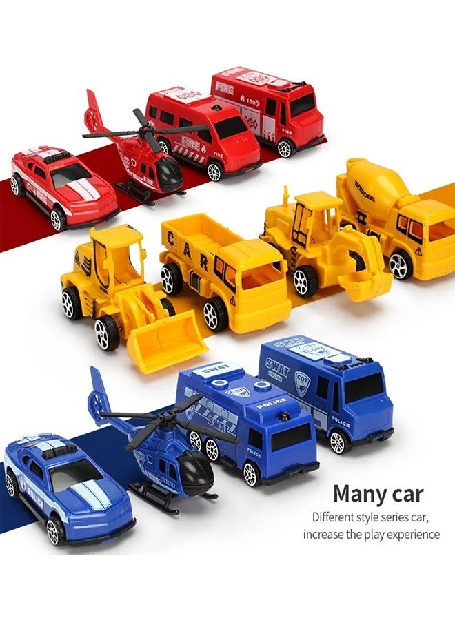 مجموعة سيارات مسار تجميع DIY، مواقف سيارات هندسية، تفاعل بين الوالدين والطفل، ألعاب سيارات مسار بناء، لعبة مغامرات المدينة مع 4 سيارات والعديد من الملحقات، سيارة قطار أحجية الجاذبية، ألعاب تعليمية لمرحلة ما قبل المدرسة للأطفال من 4 إلى 6 سنوات. - Image 5