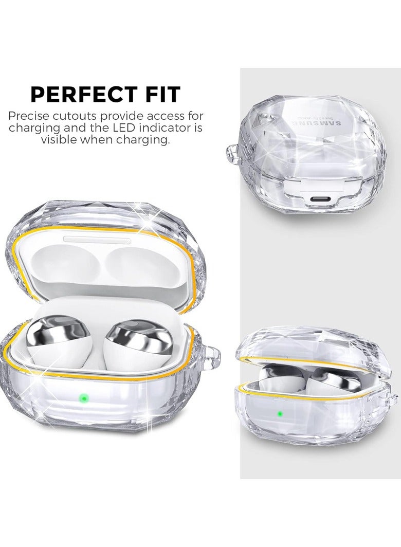 Samsung GalaxyBuds Live/Buds Pro/Buds2/Buds2 Pro Universal Bluetooth Headset Case PC Transparent Hard Shell Protective Case - Image 2